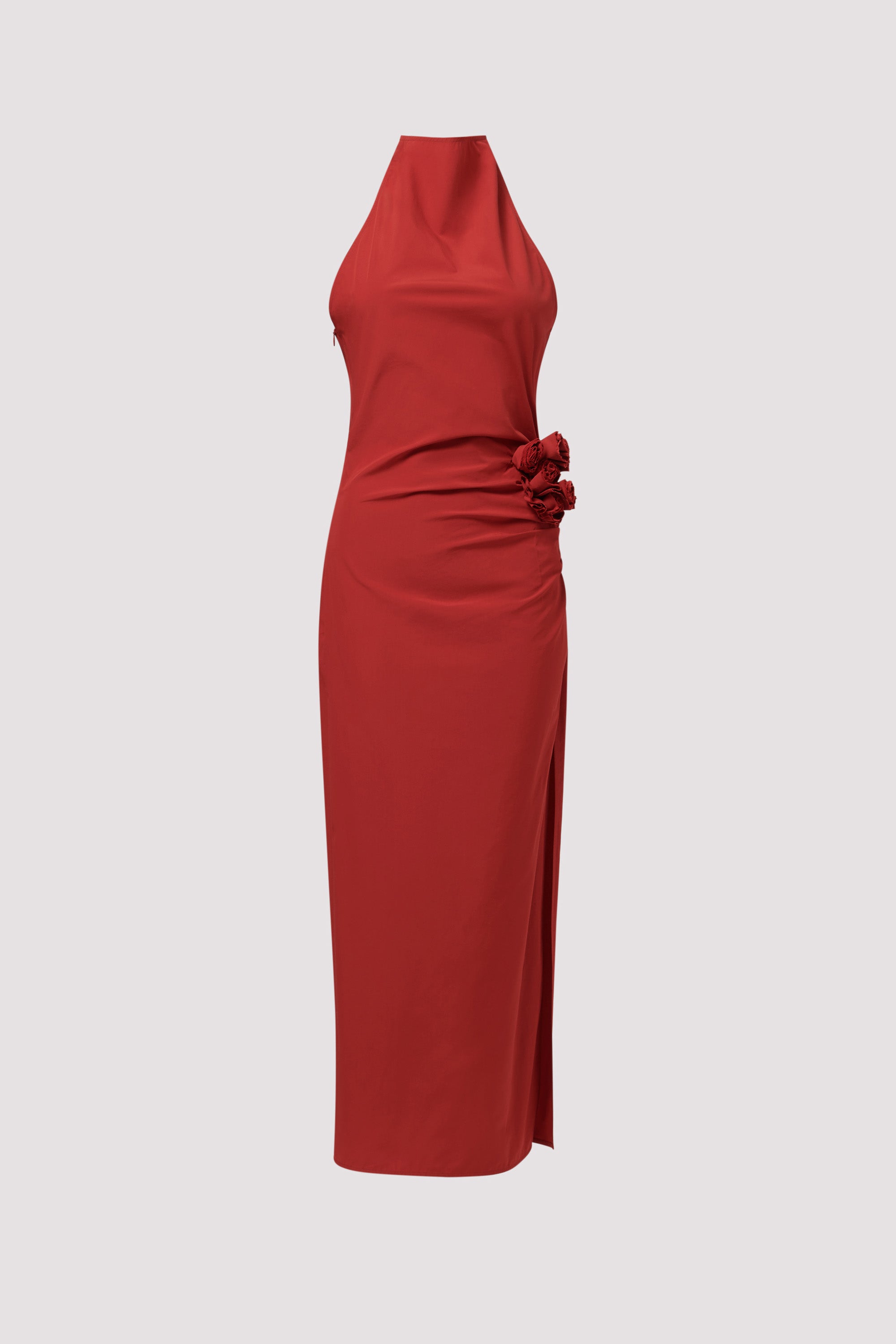 Magda Butrym Red Rose Midi Dress Red / (FR)34 Magda Butrym Red Rose Midi Dress Red / (FR)34
