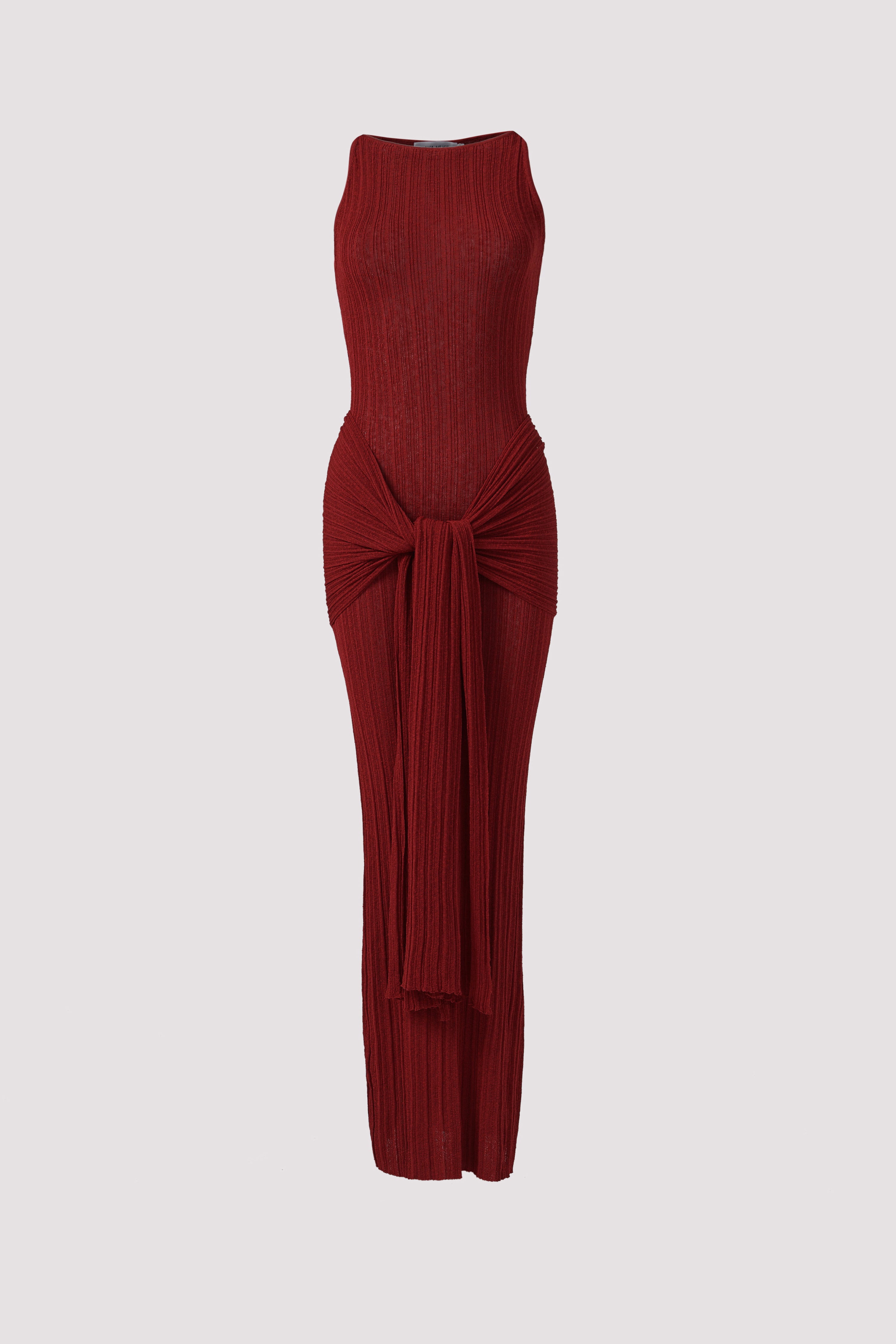 open lace back dress Aya Muse Red Sponde Maxi Dress main image 0