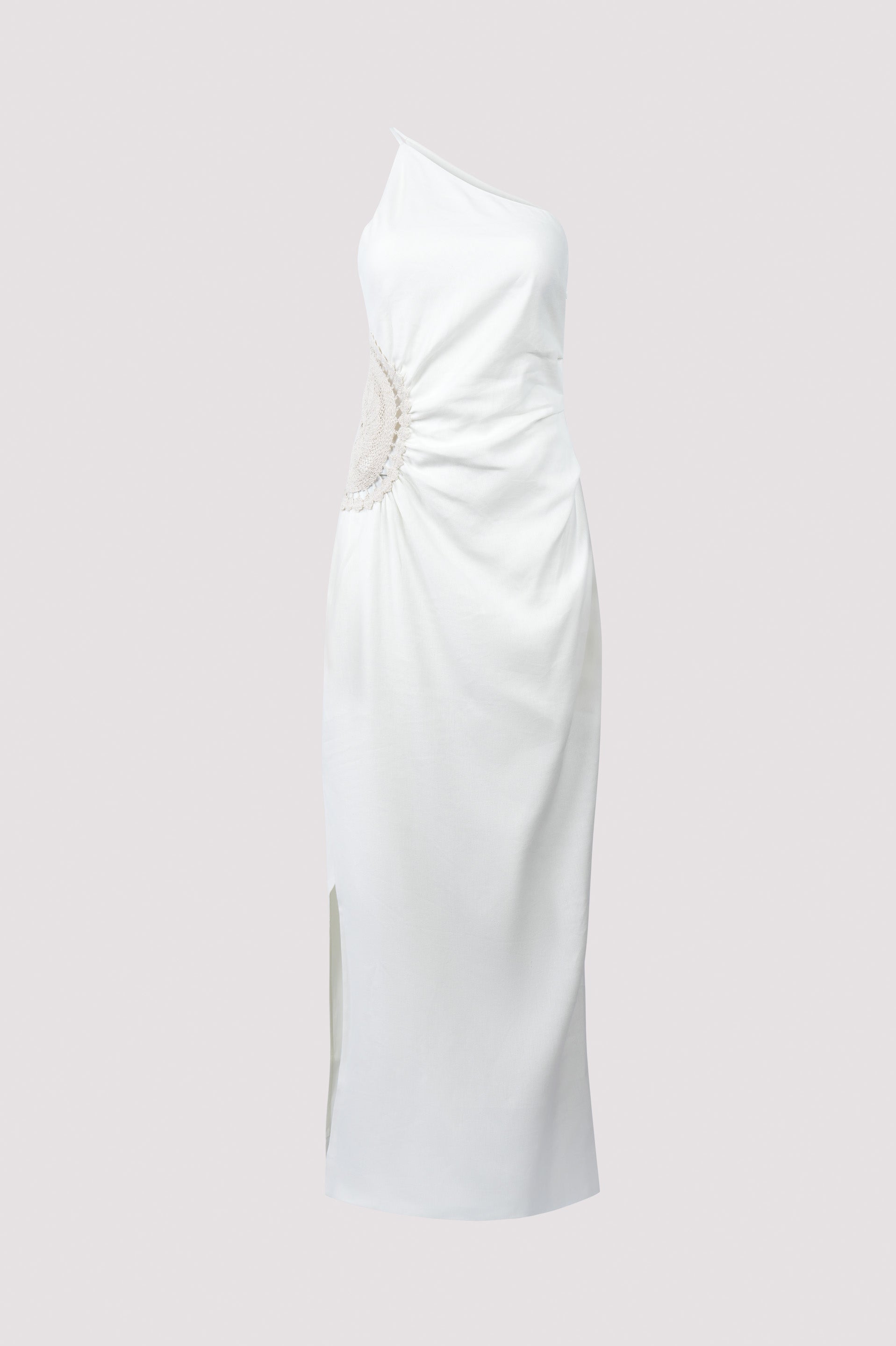 open lace back dress Effie by Justin Alexander Signature