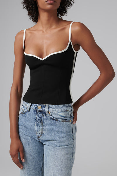 Paris Georgia Black Heart Tank Top