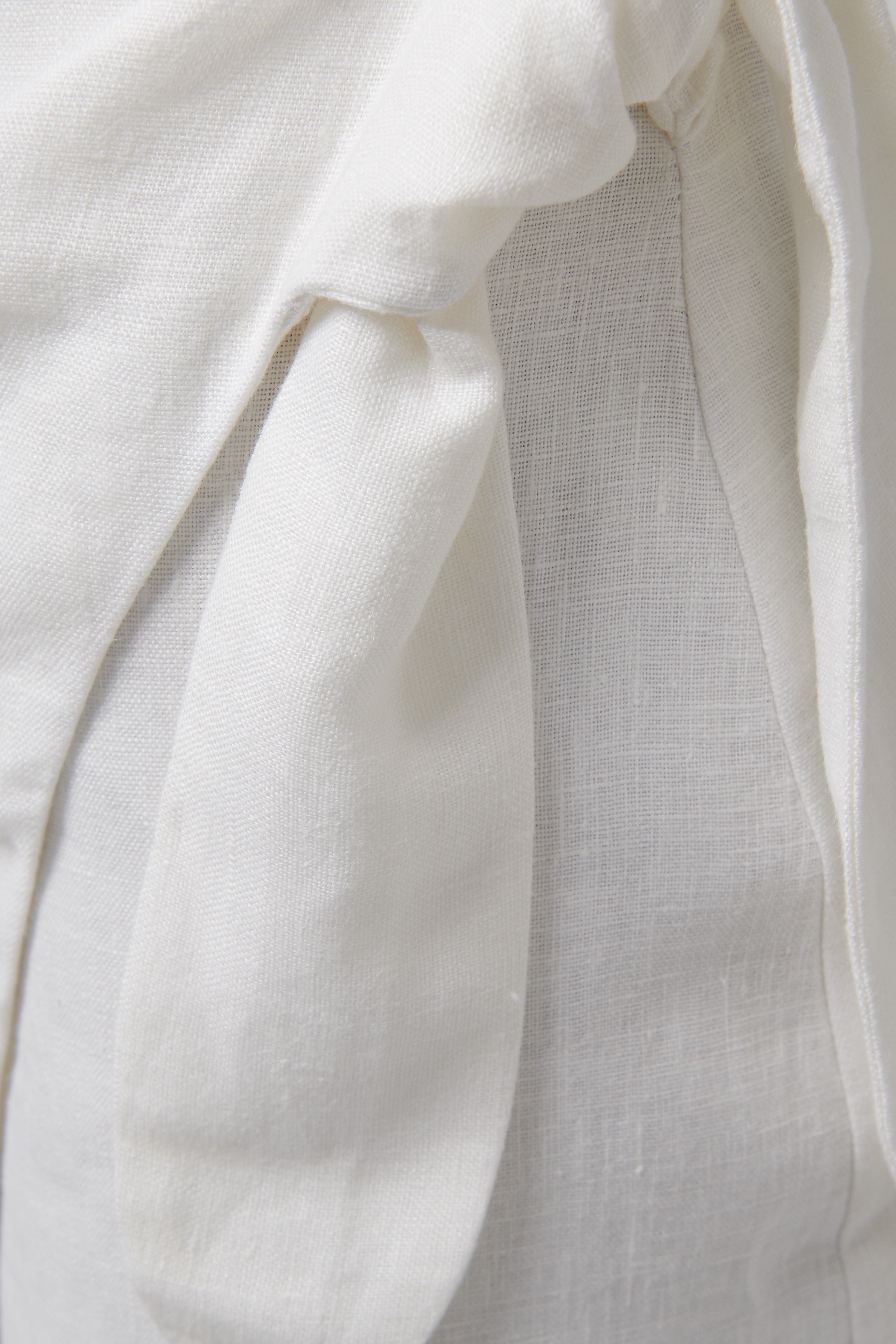 sir tamara linen midi dress SIR. Women's Tamara Tie Linen Midi Dress in Ivory SIR