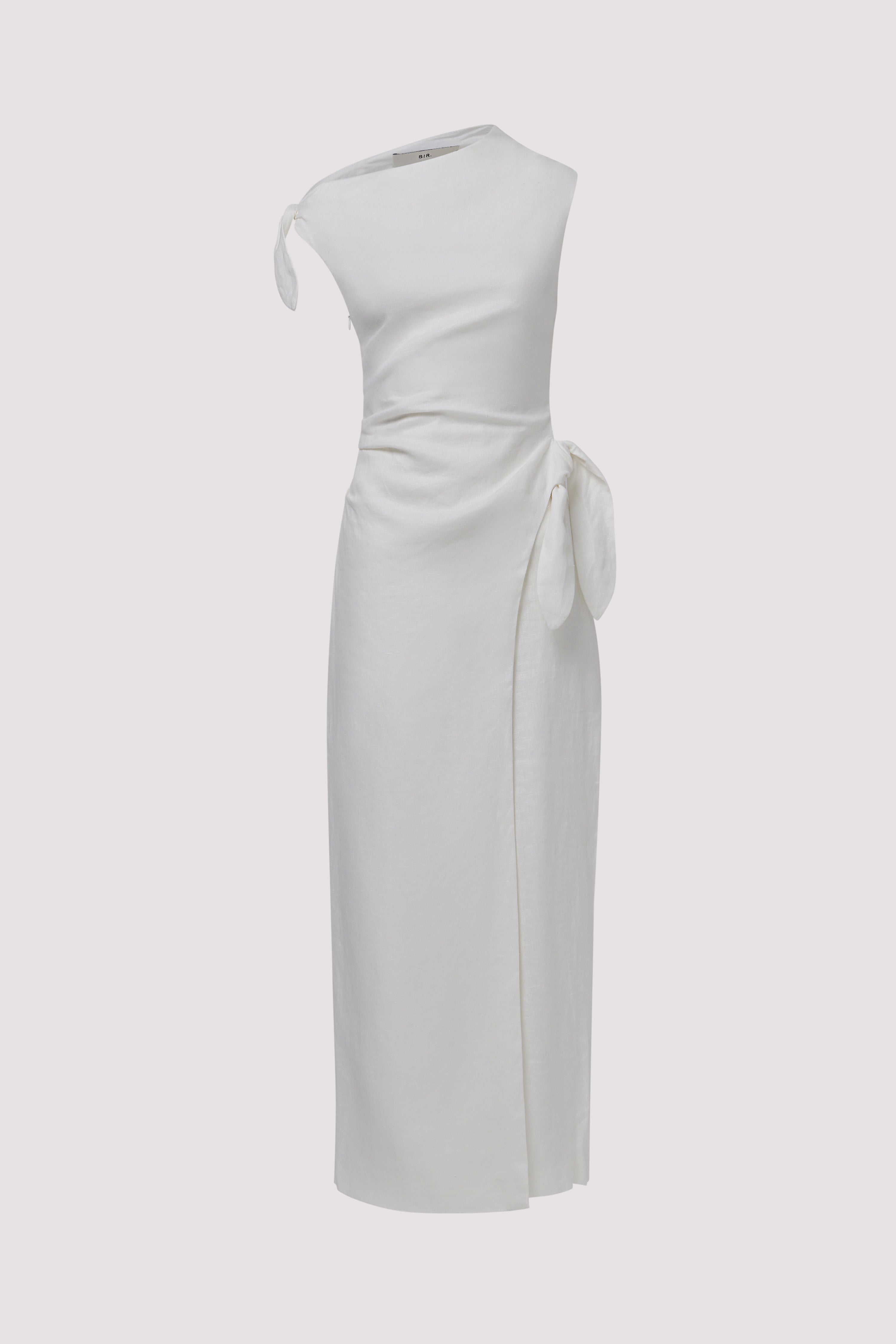 SIR. Tamara Tie Midi Dress | White | Size 1 | Shopbop SIR. Tamara Tie Midi Dress | White | Size 1 | Shopbop
