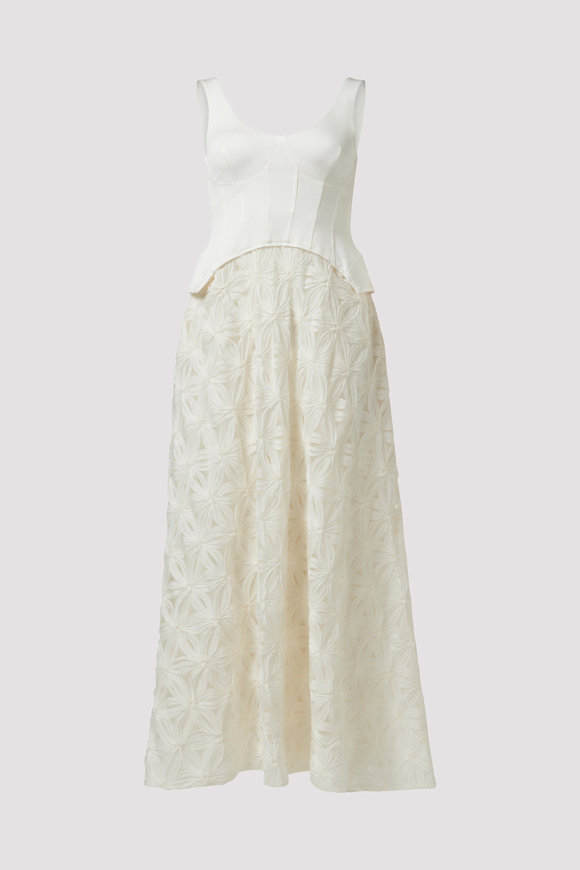 Simkhai Women's Bryony Corseted Maxi Dress - Ivory Simkhai Women's Bryony Corseted Maxi Dress - Ivory