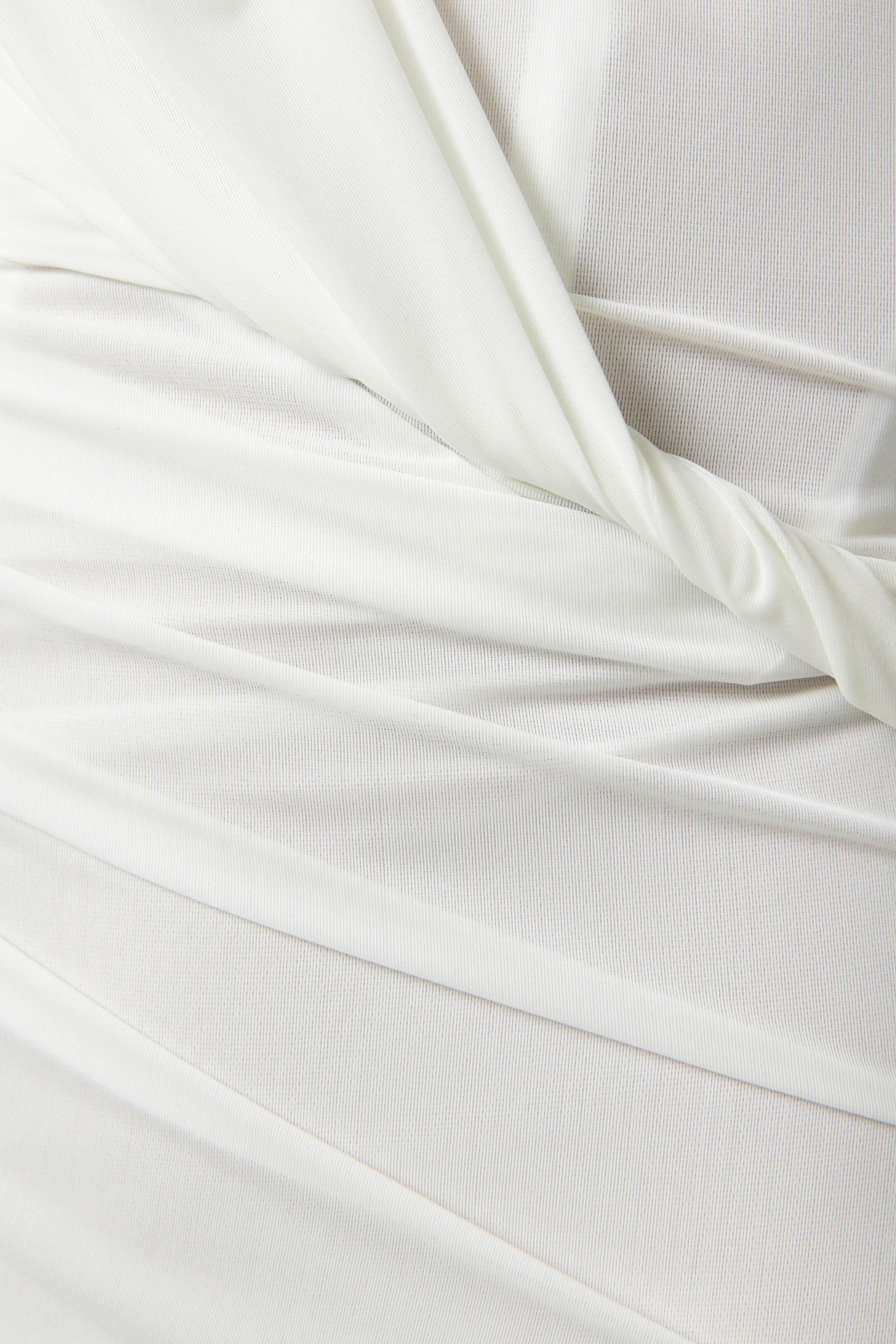 Blumarine White Jersey Maxi Dress