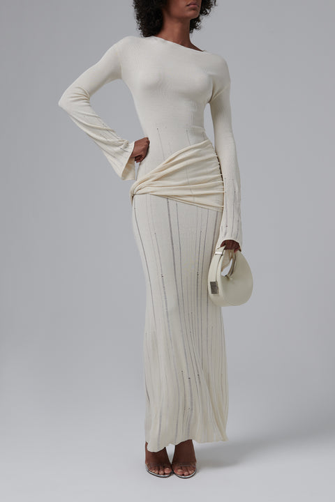 White Hima Maxi Dress