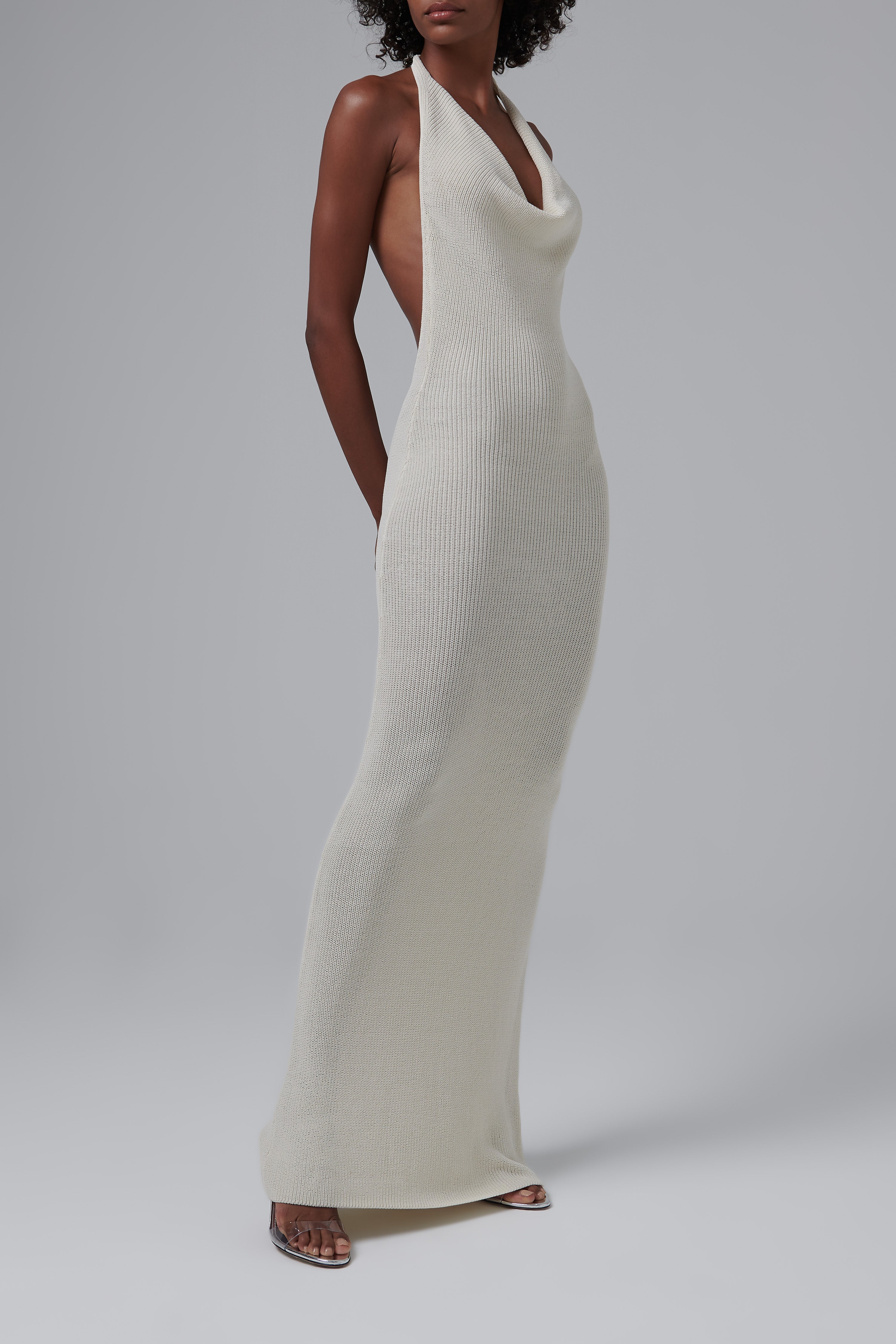 Aya Muse White Kala Open Back Maxi Dress Aya Muse White Kala Open Back Maxi Dress