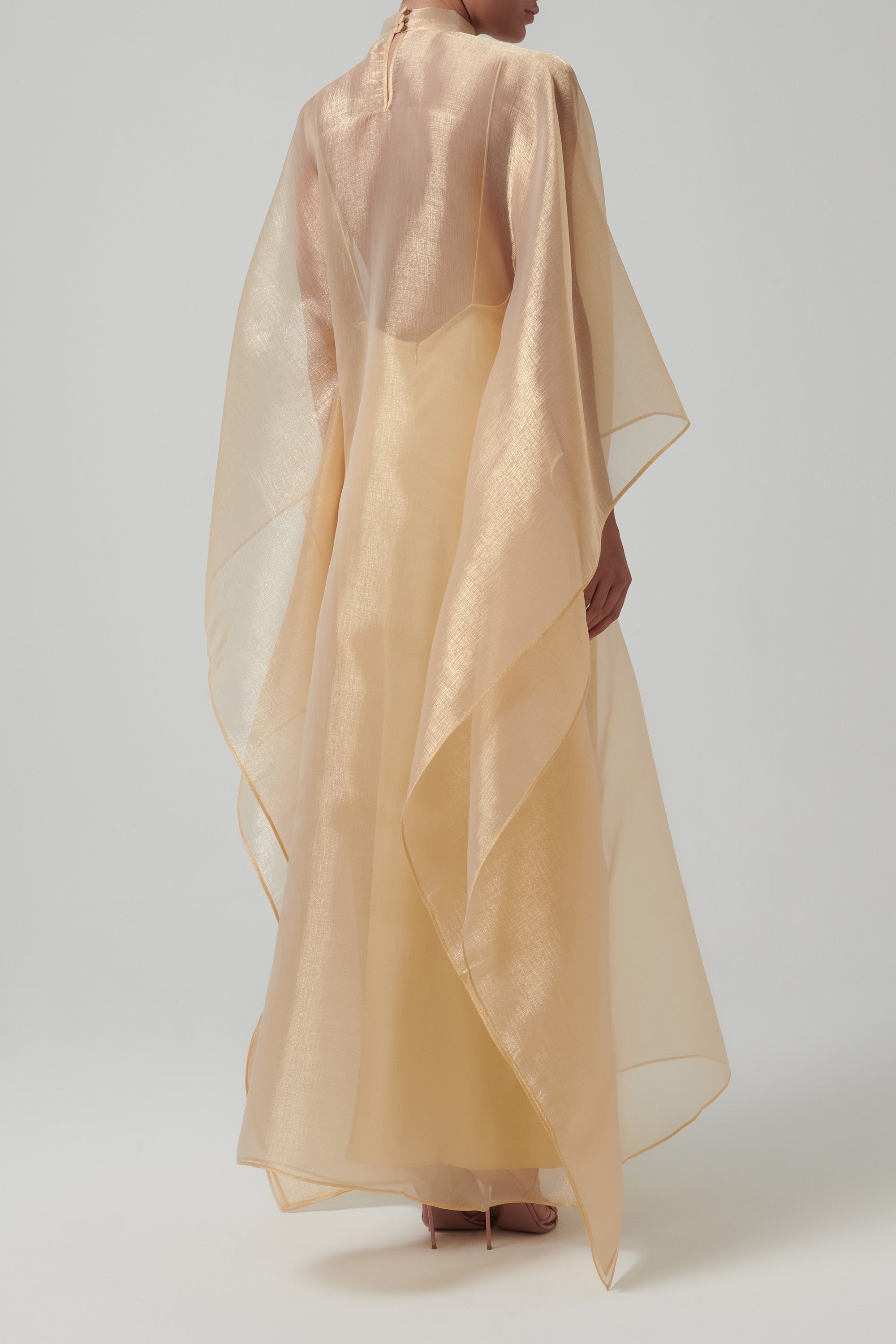 blue dress for baby girl Taller Marmo Gold Sphinx Kaftan