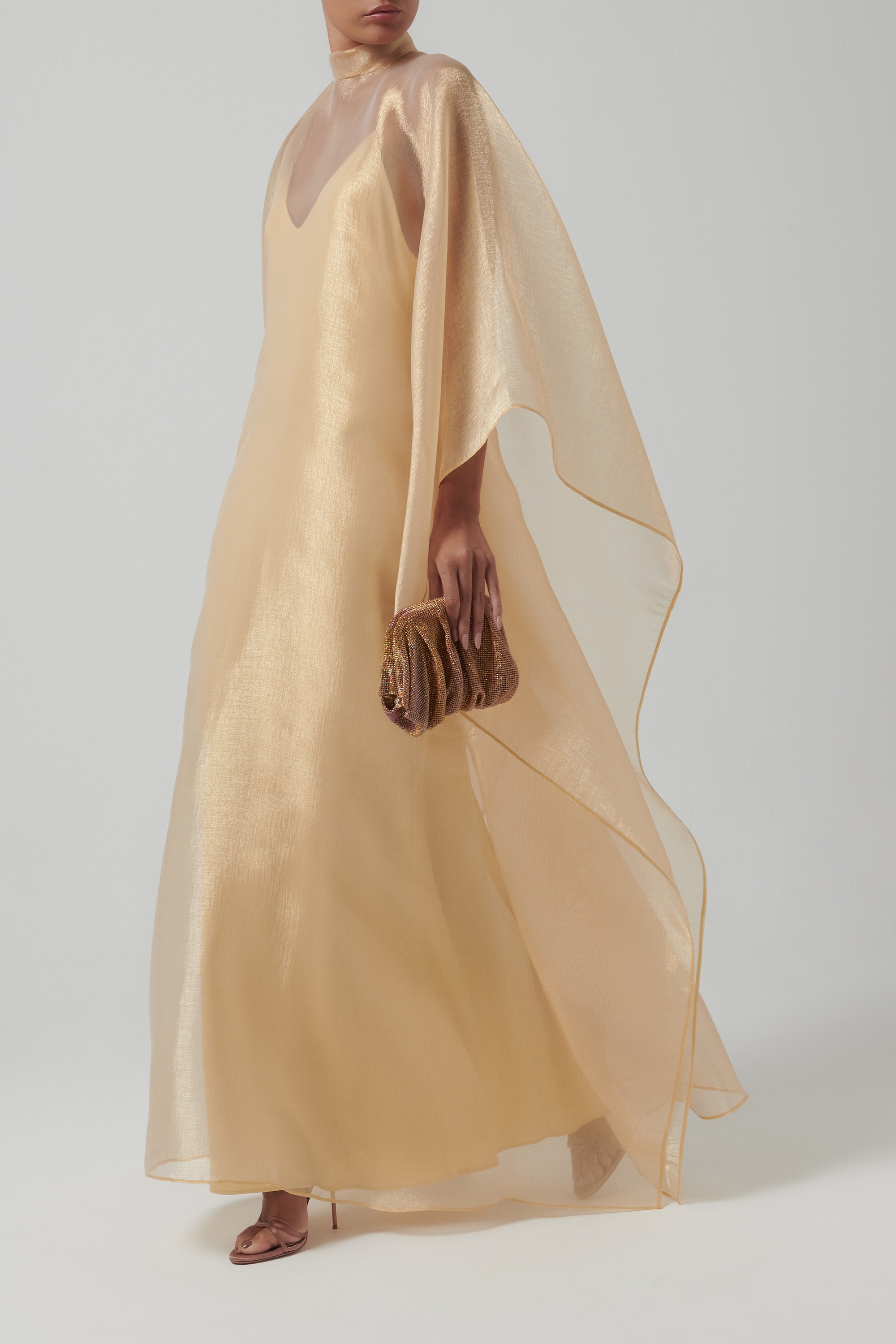 slim fit dress slacks Kaftan Kutch - Yellow / Gold main image 1