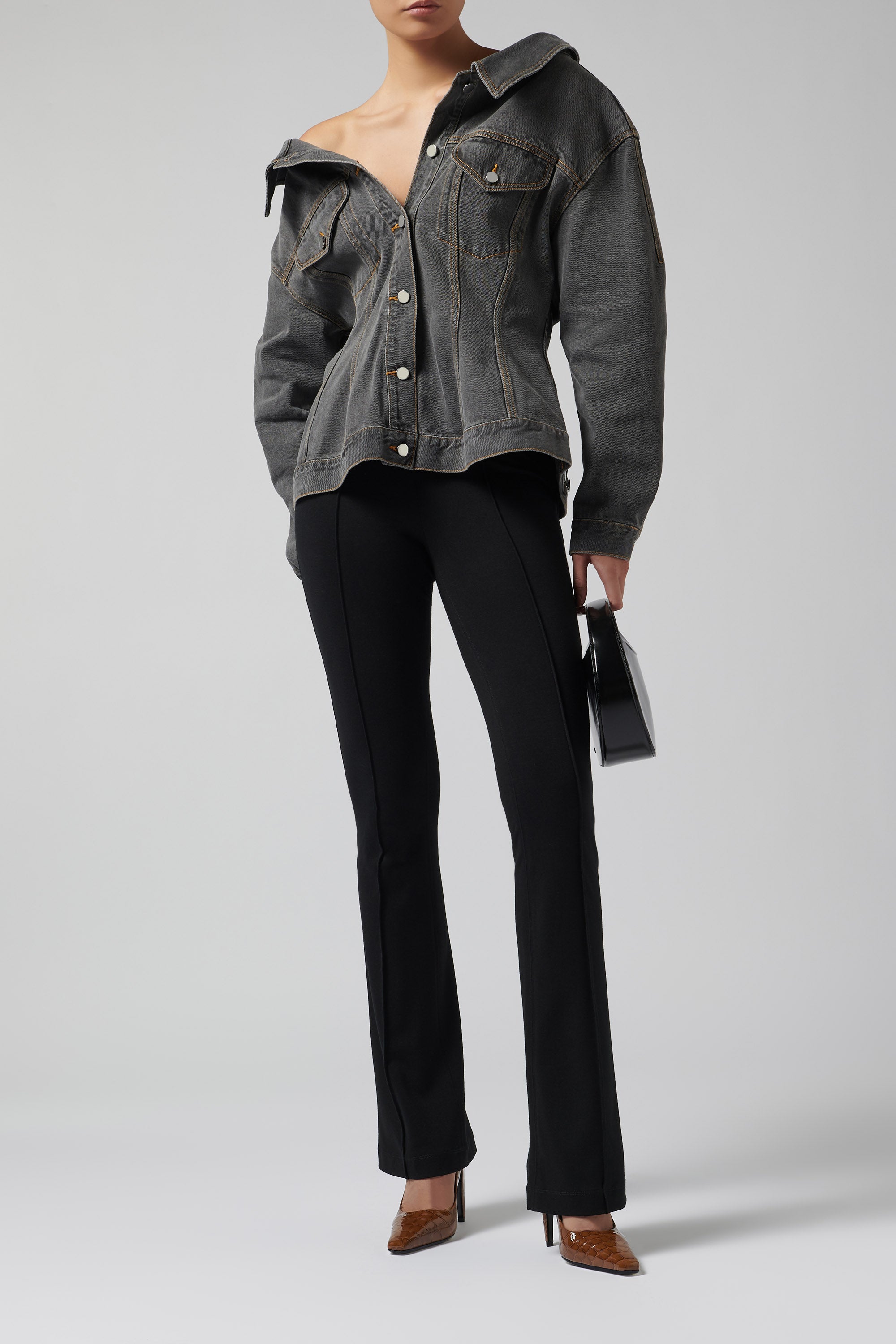 Paris Georgia Black Jemimah Denim Jacket