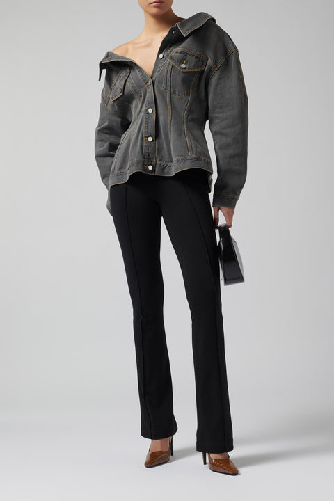 Black Jemimah Denim Jacket