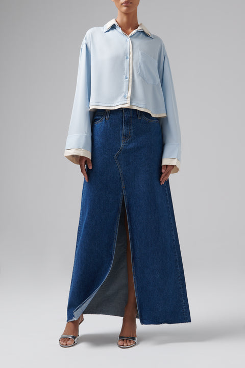 Blue Two Layer Shirt