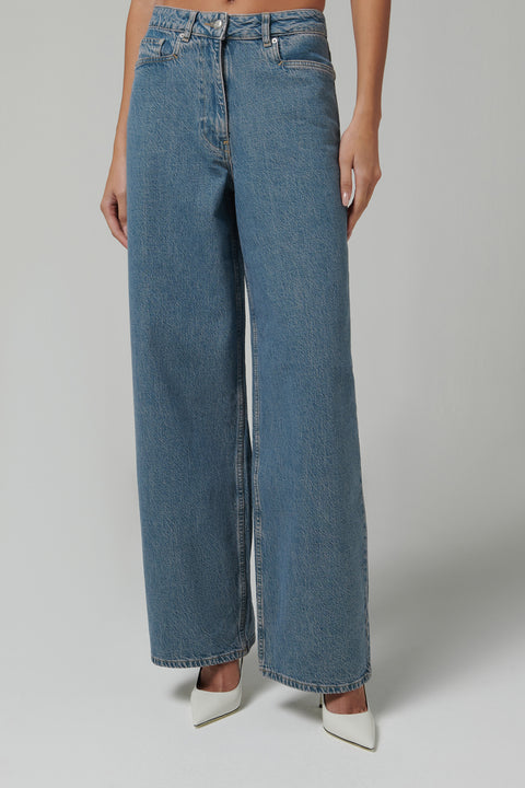 Blue Cocoon Denim Pants