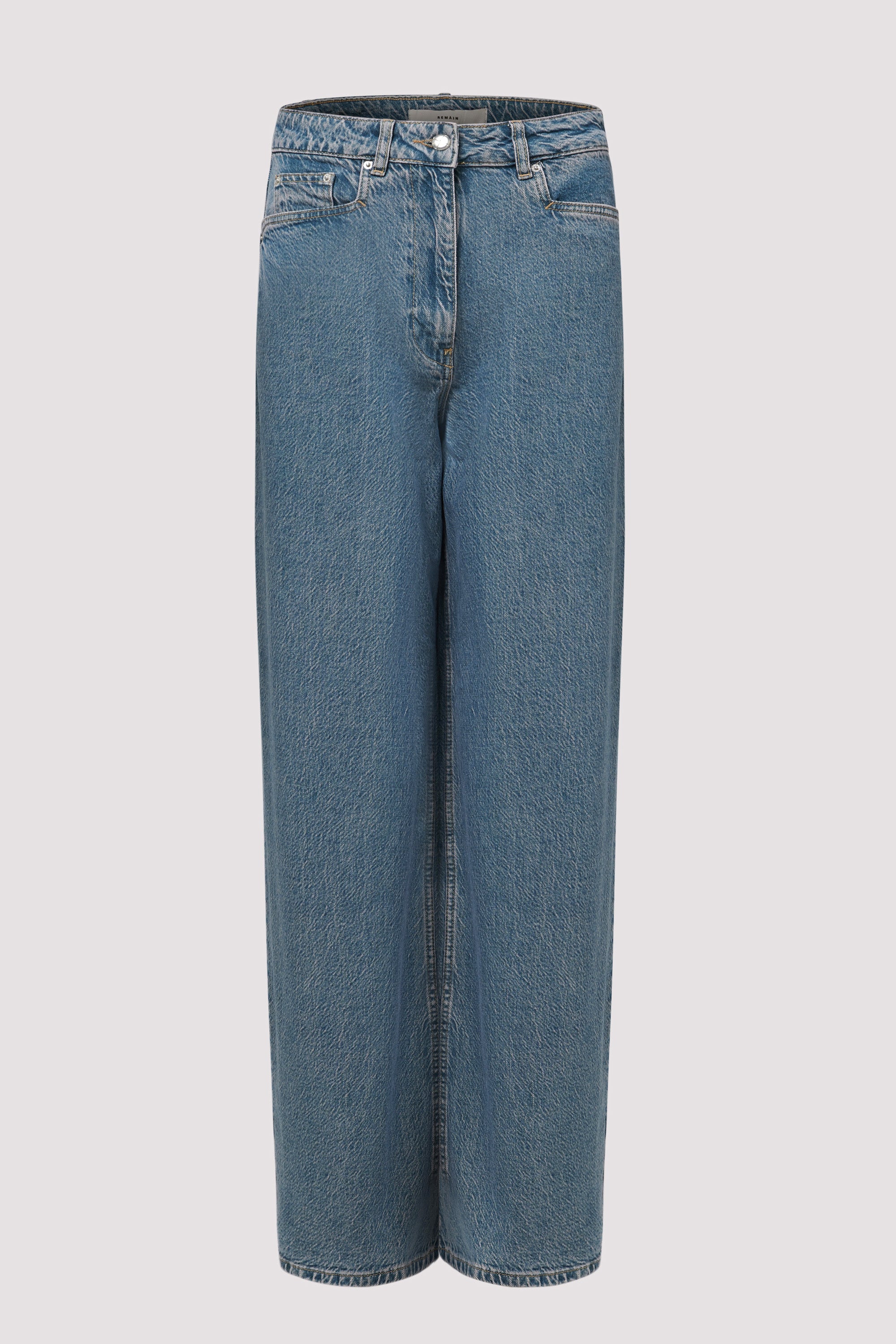 REMAIN Birger Christensen Blue Cocoon Denim Pants
