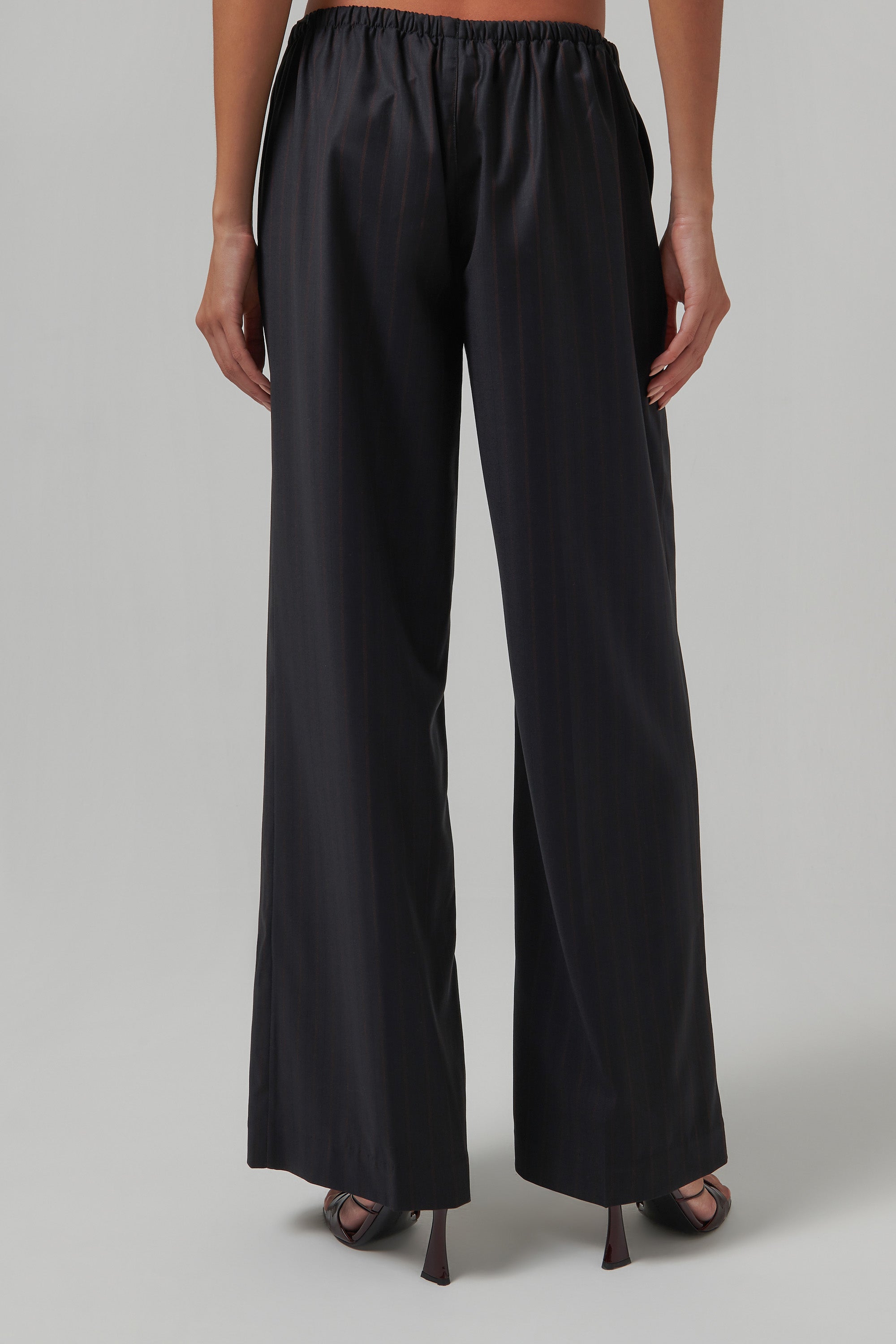 Sir. Black Sorrentino Drawstring Pants