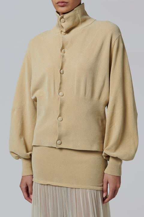 Beige Asha Knit Top