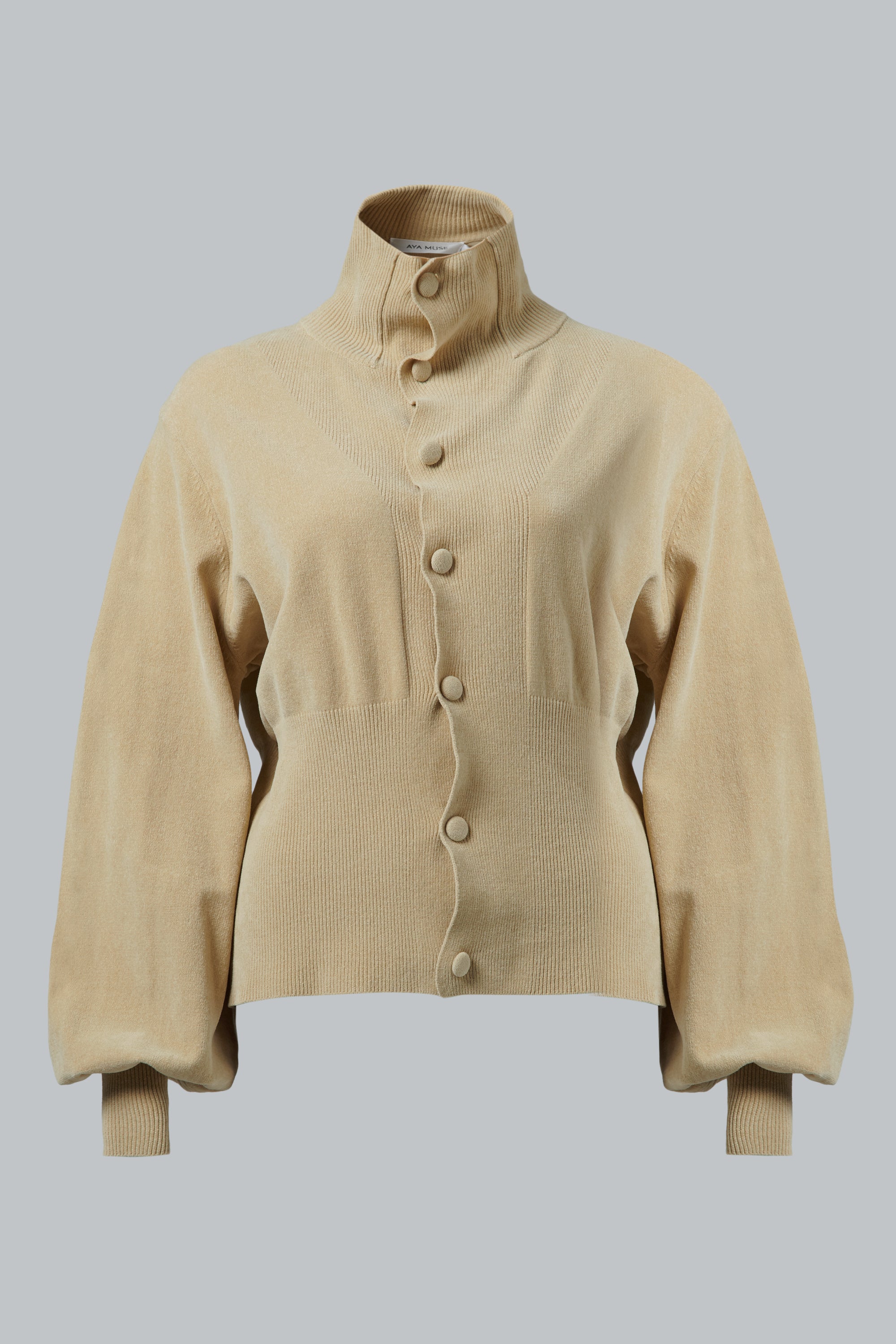 Aya Muse Beige Asha Knit Top