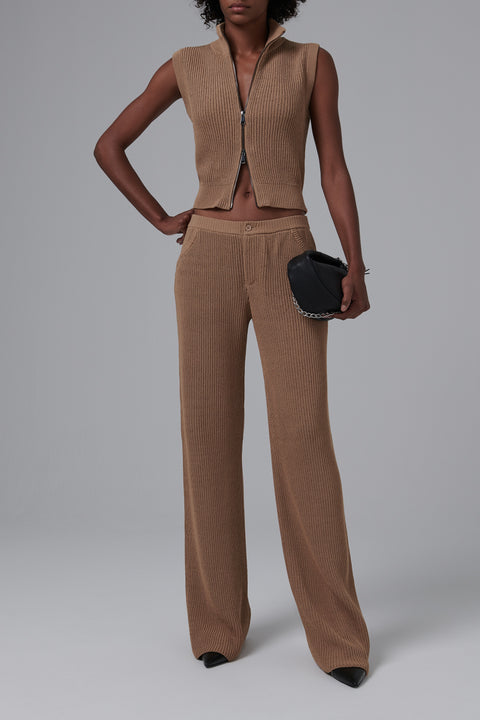 Brown Aries Knit Vest