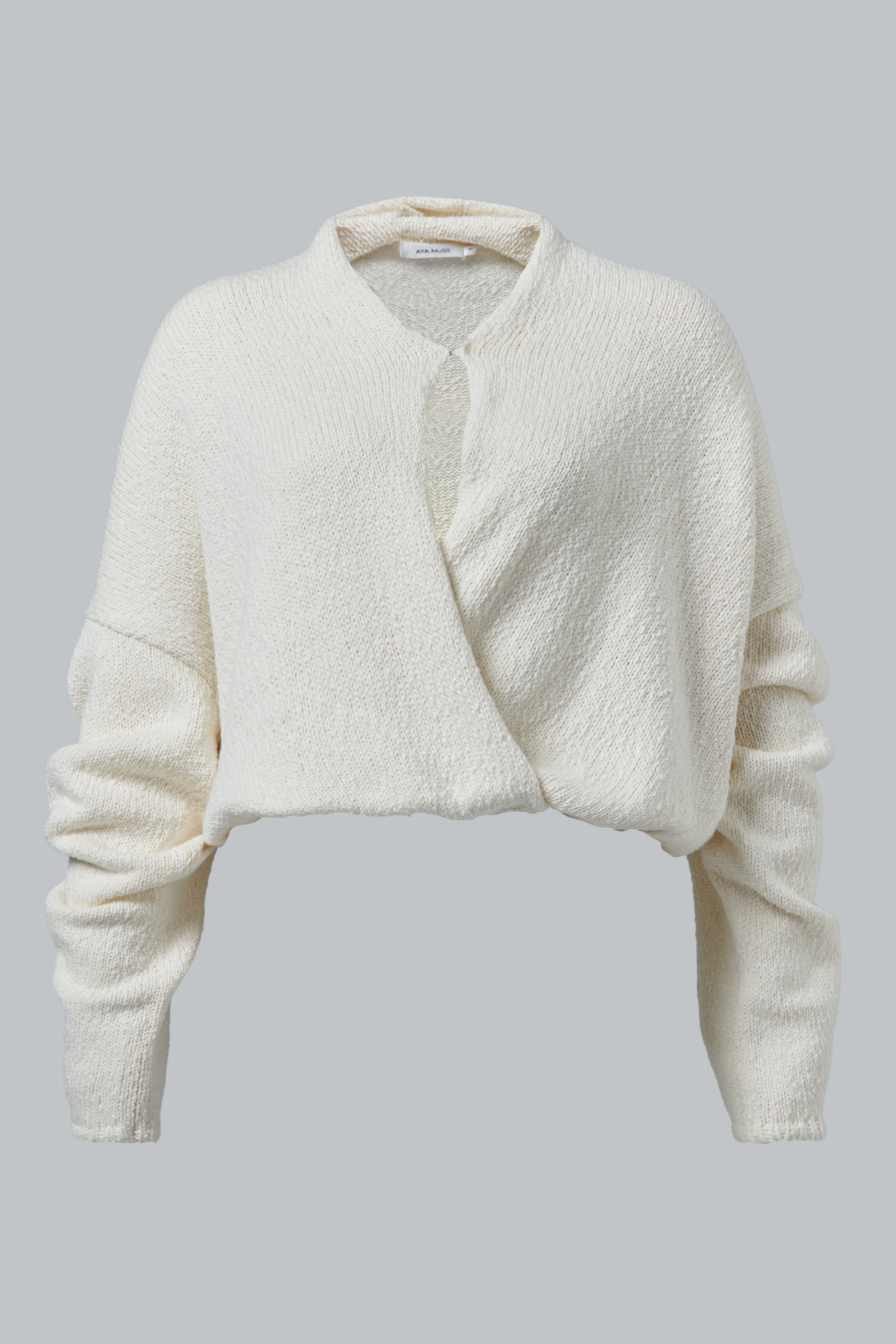 Aya Muse White Kena Knit Top