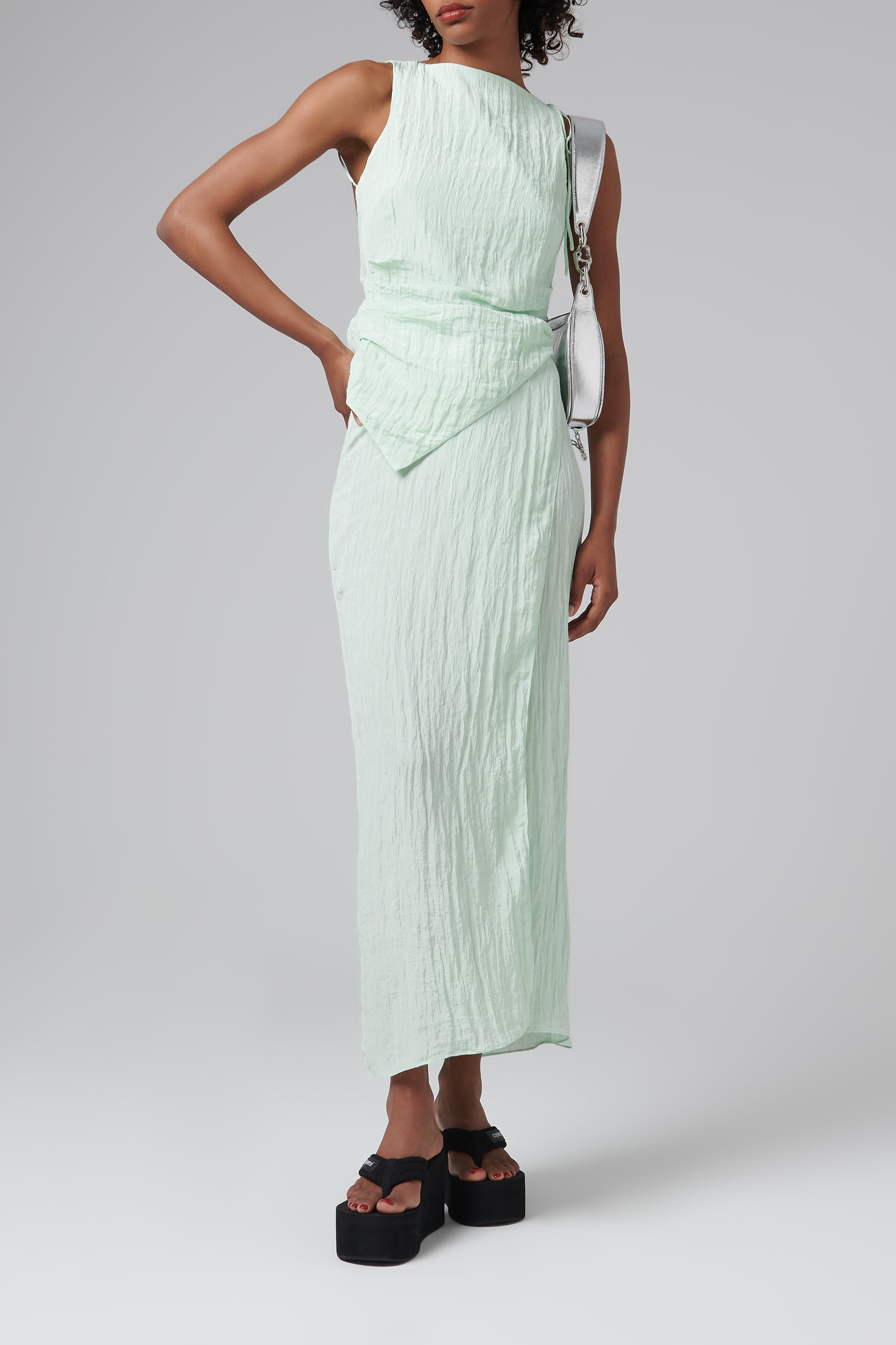 SIR. Green Ligera Open Back Top SIR. Green Ligera Open Back Top