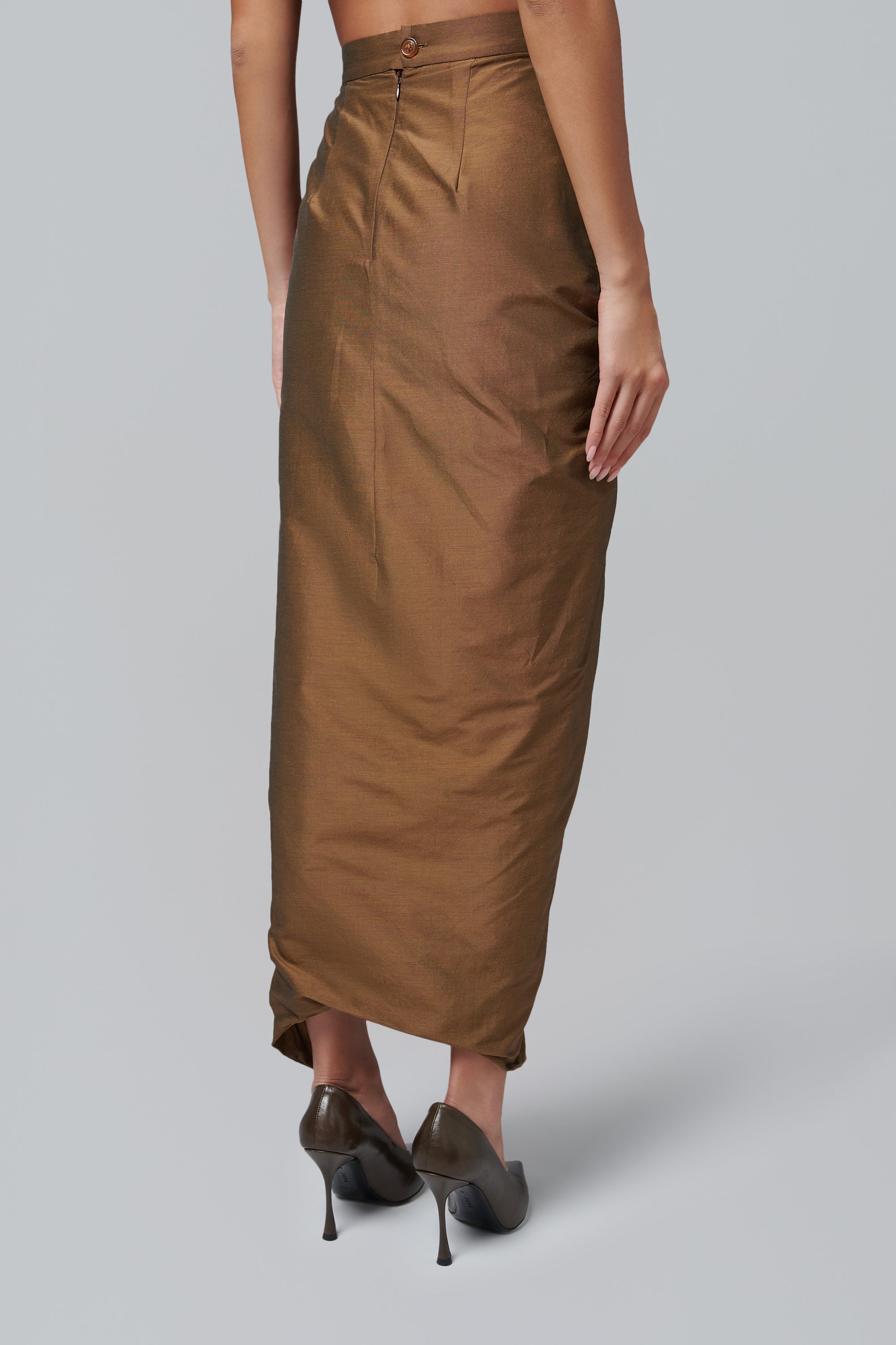 Vivienne Westwood Brown Long Panther Skirt