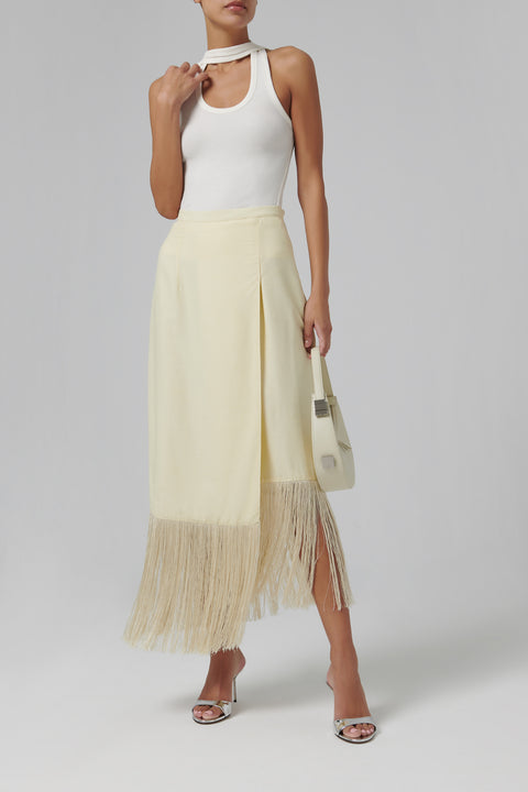 White Punta Corvo Skirt