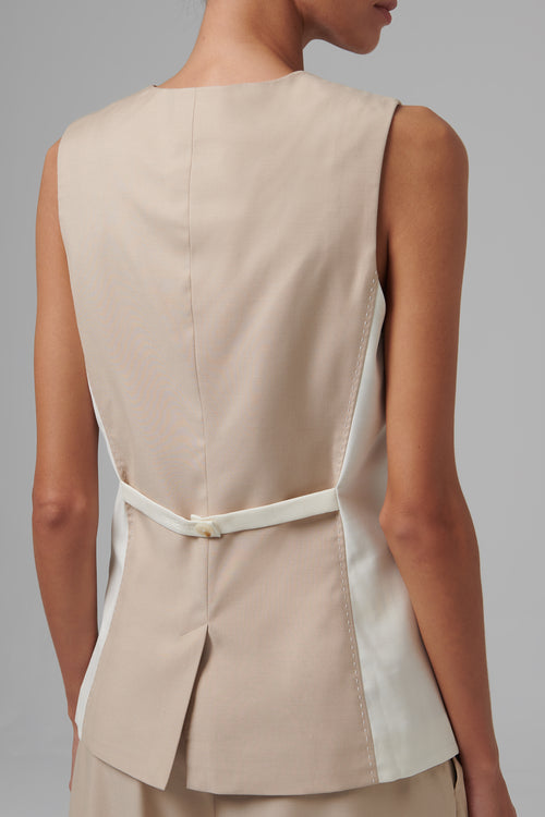 REMAIN Birger Christensen Bi-Color Vest