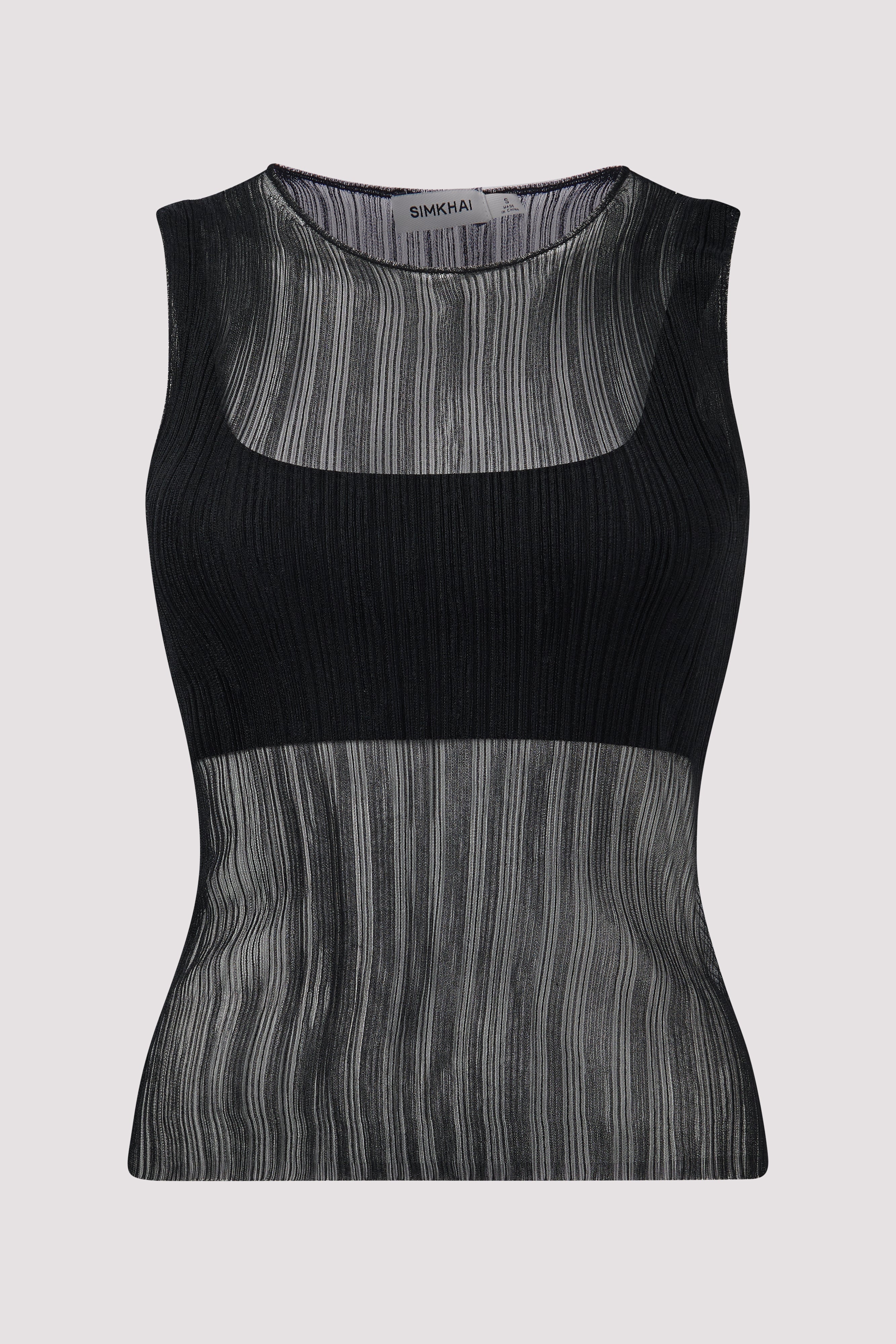 Simkhai Black Oakley Tanktop