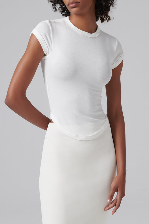The Line By K White Lavi T-Shirt