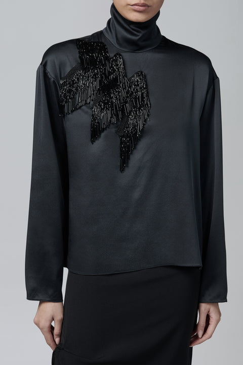 Black Olall Top