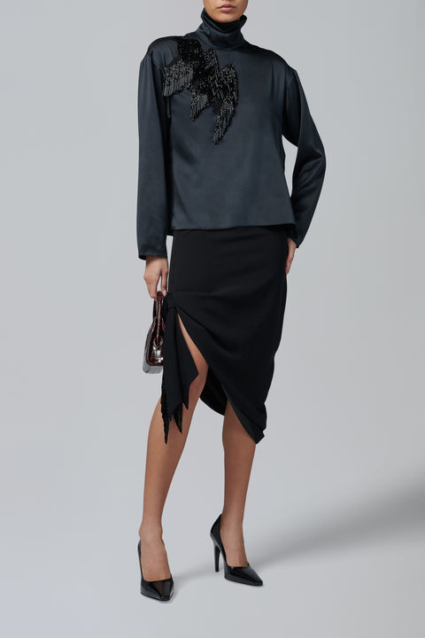 Black Olall Top