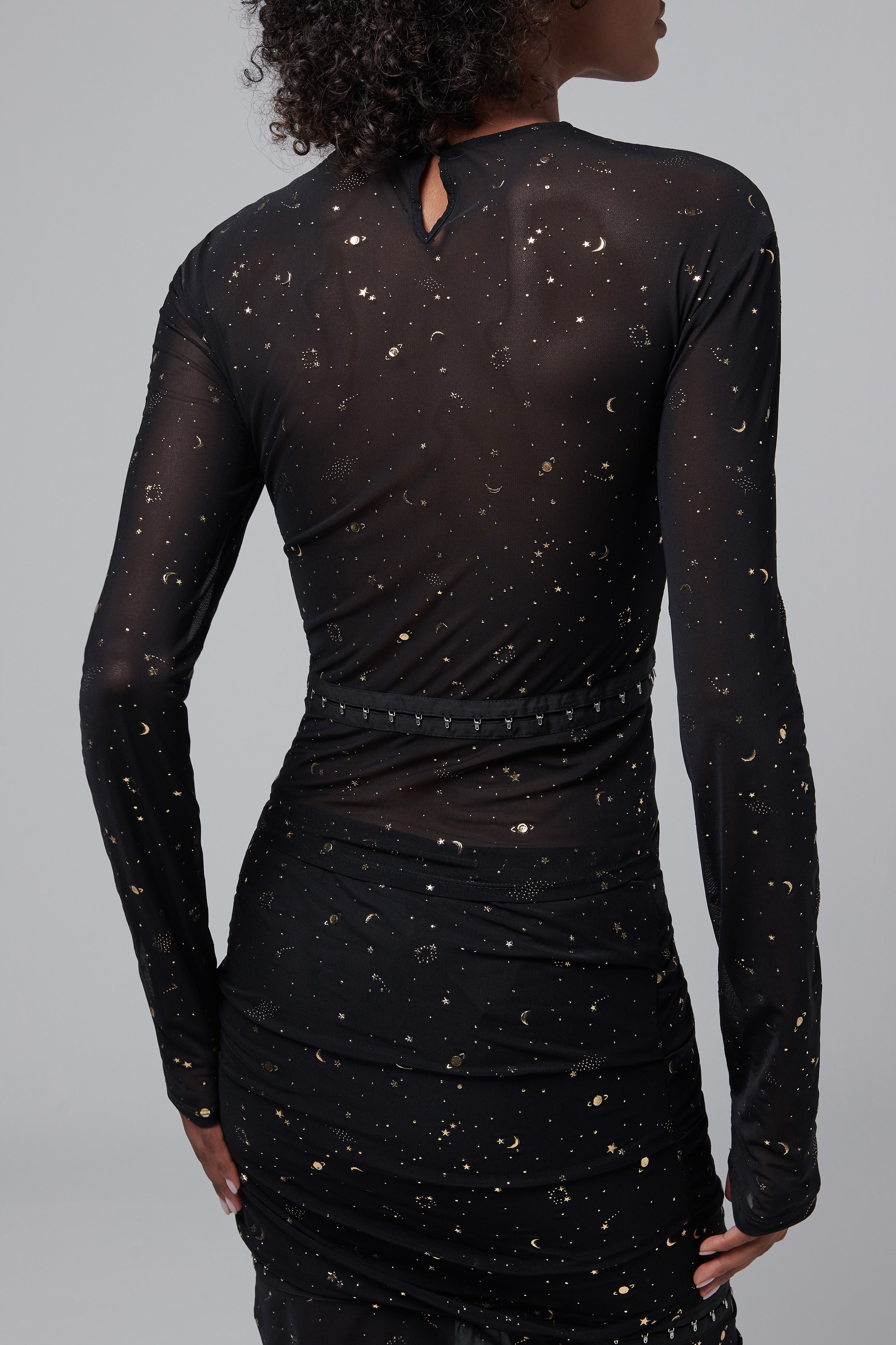 Paris Georgia Black Galaxy Top - Fabric of Society