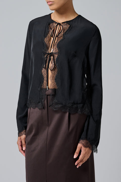 Black Filipa Cardigan
