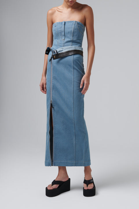 Blue Jo Denim Bustier Top