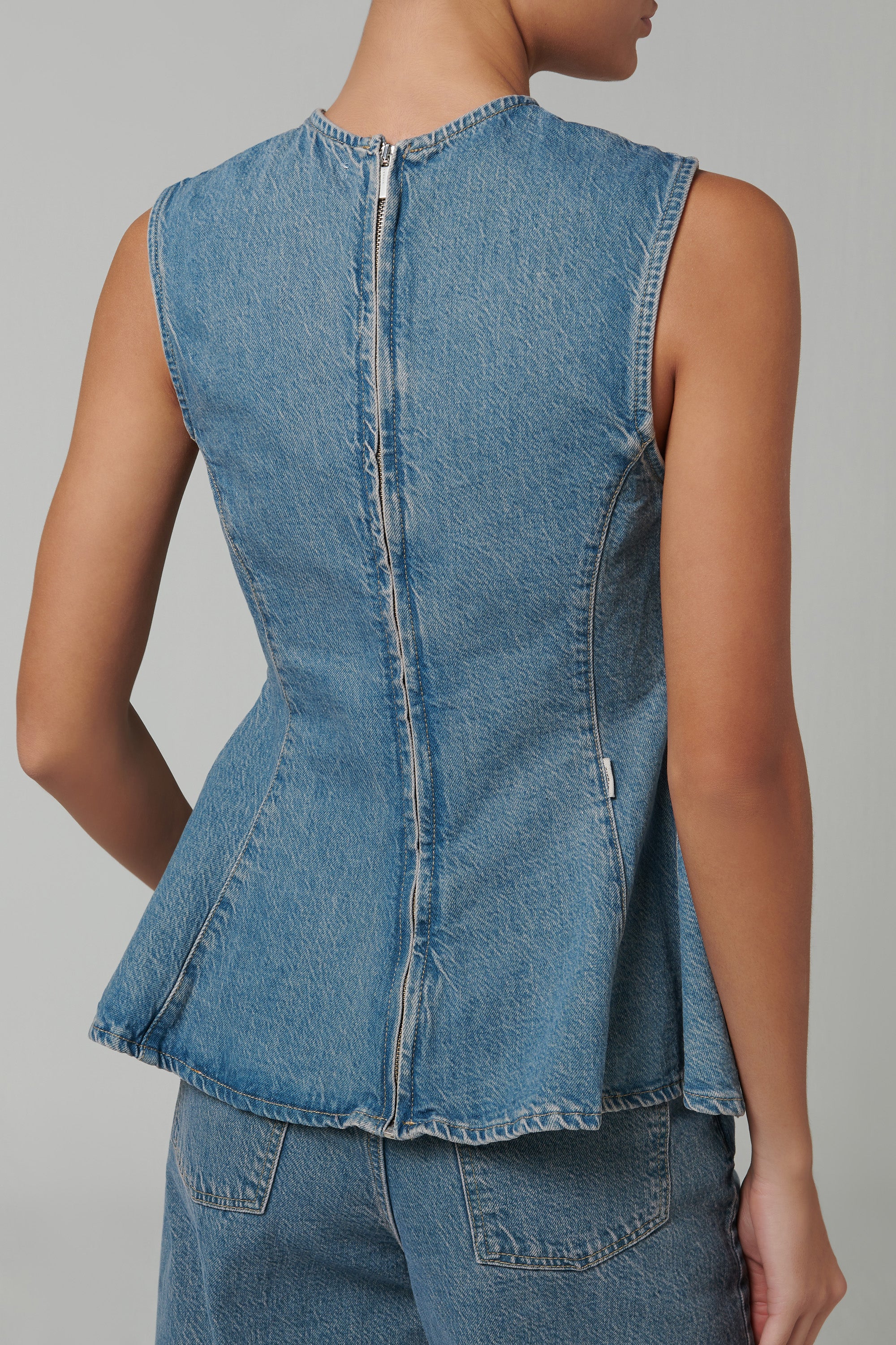 Remain Women Jeanstop Peplum, Light Blue, 36 Remain Women Jeanstop Peplum, Light Blue, 36