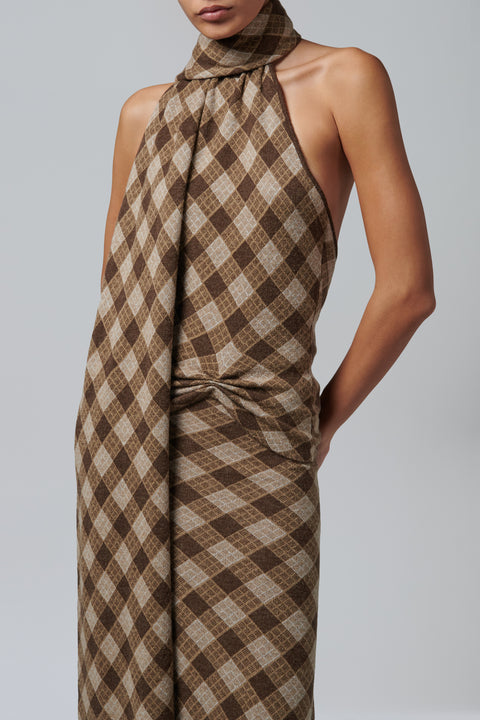 Brown Kae Knit Top