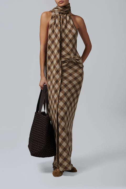 Brown Kae Knit Top