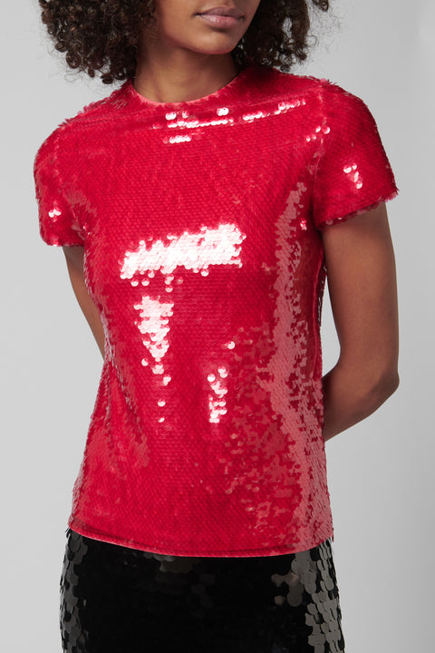 Pink Mermaid Sequin T-Shirt