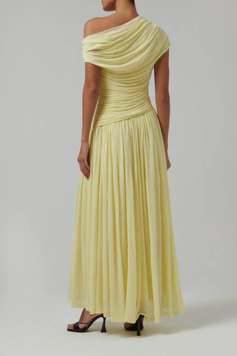Yellow Rhiannon Midi Dress