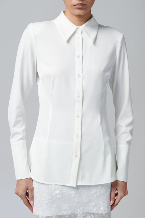 White Structured Shirt