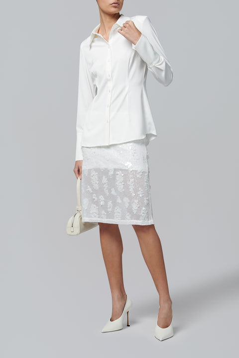 White Structured Shirt