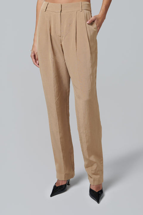 Beige Tapered Pant