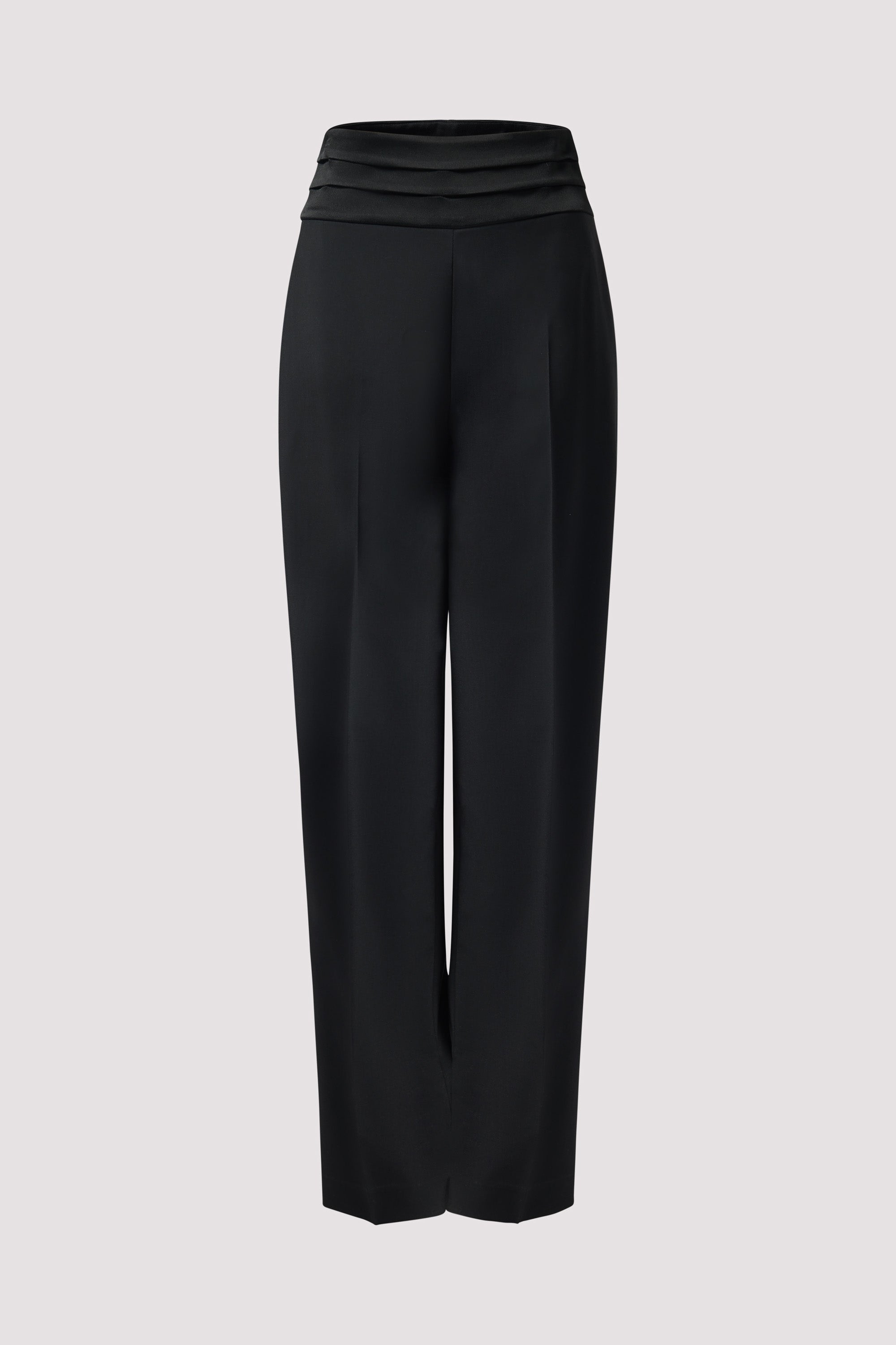 Rohe Black Satin Cumberband Pants