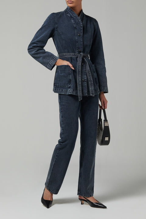 Black Slim Boot Cut Jeans