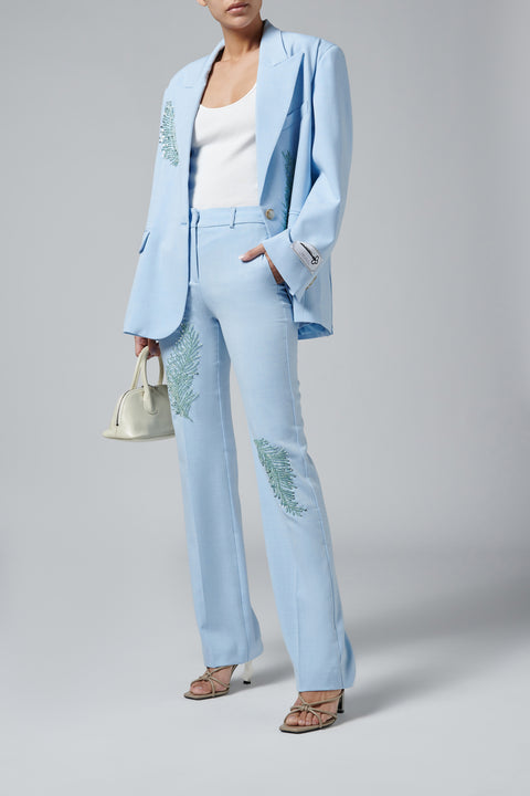 Blue Tailored Suite Pant