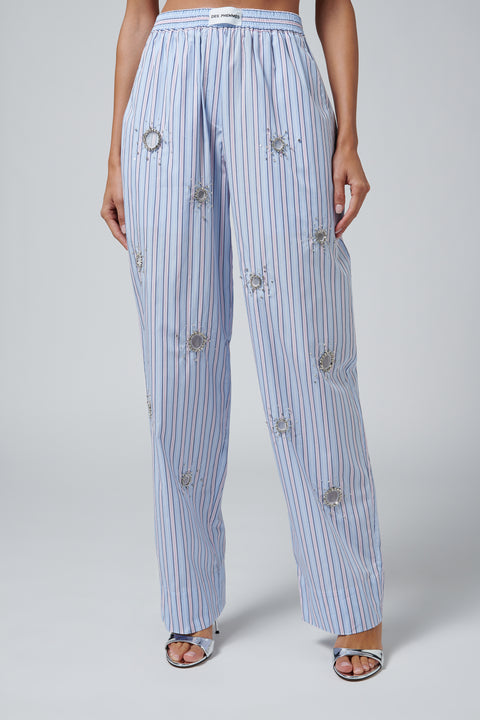 Blue Pajama Pant