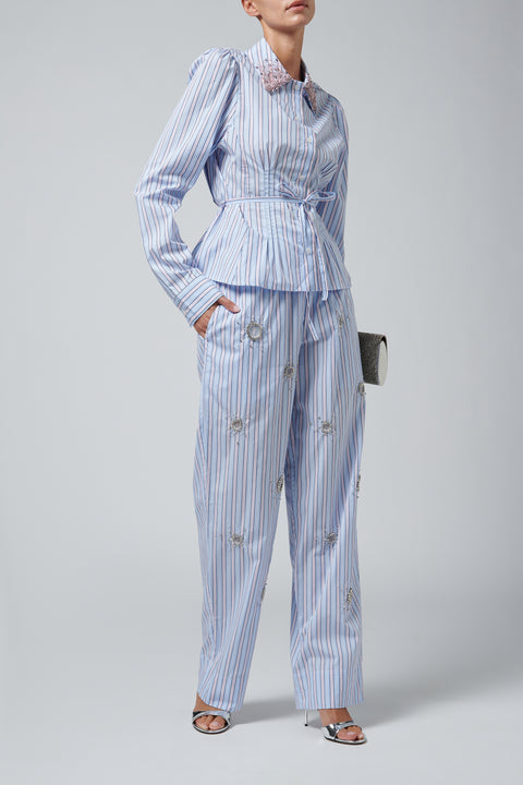 Blue Pajama Pant