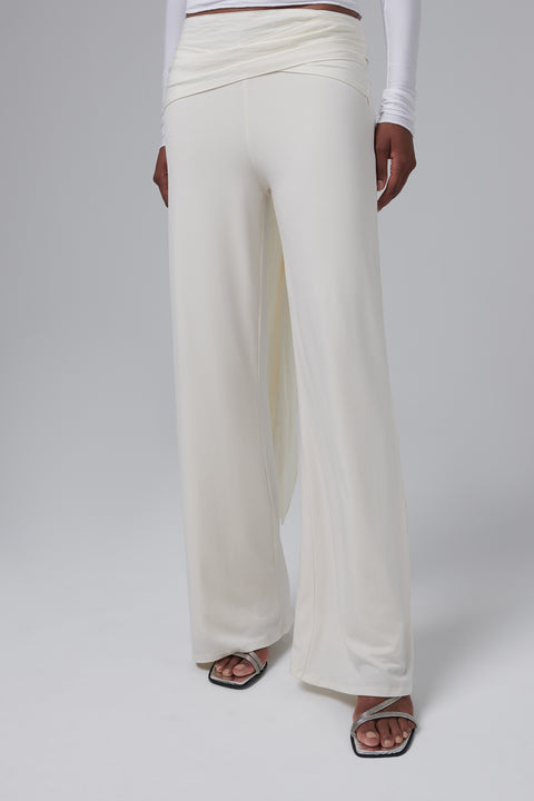 White Keane Pants