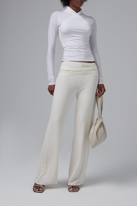 White Keane Pants