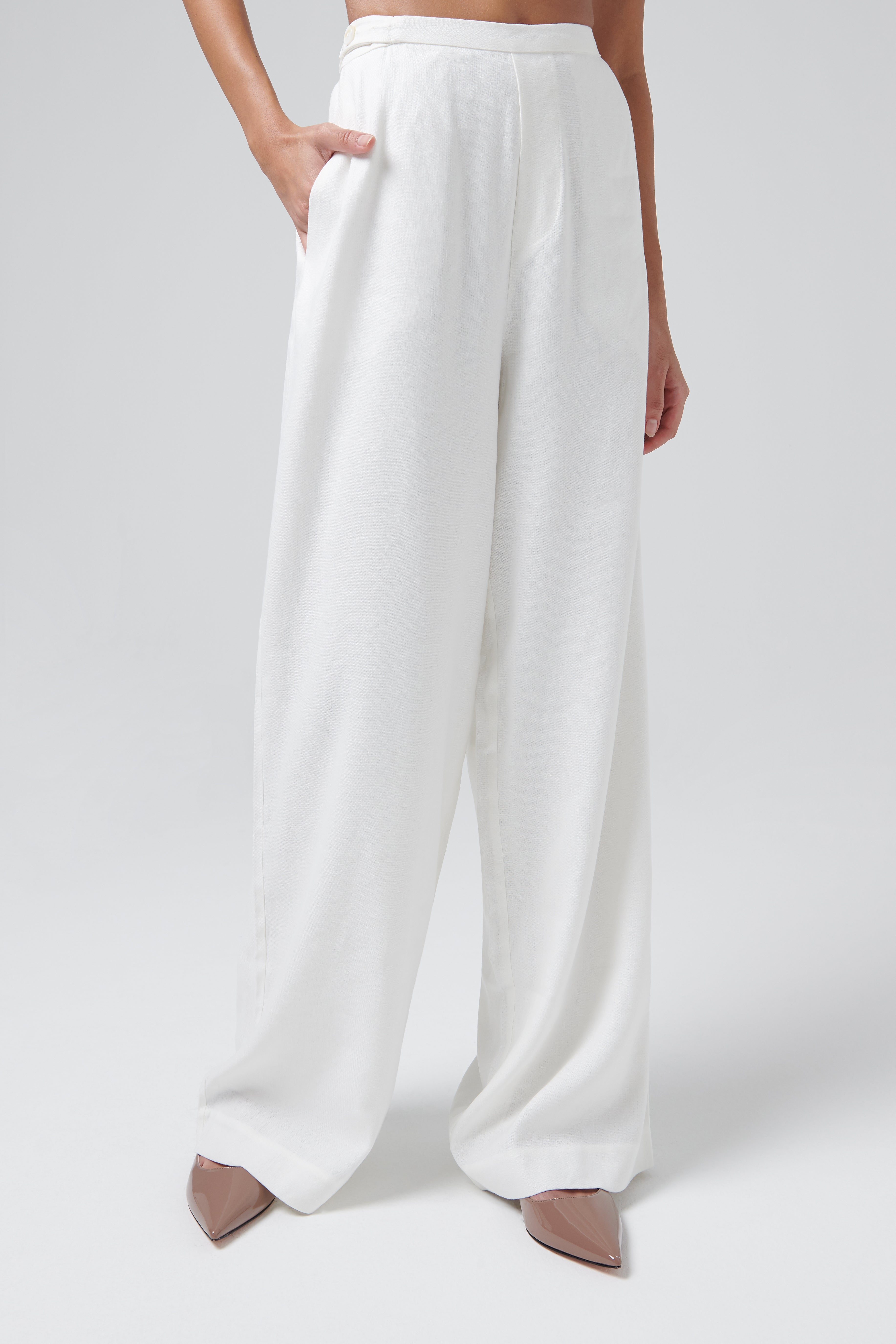 white wide leg dress pants Raya High-Waisted Wide-Leg Pant - Clothing Has Soul Freedom Flex Straight Leg Dress
