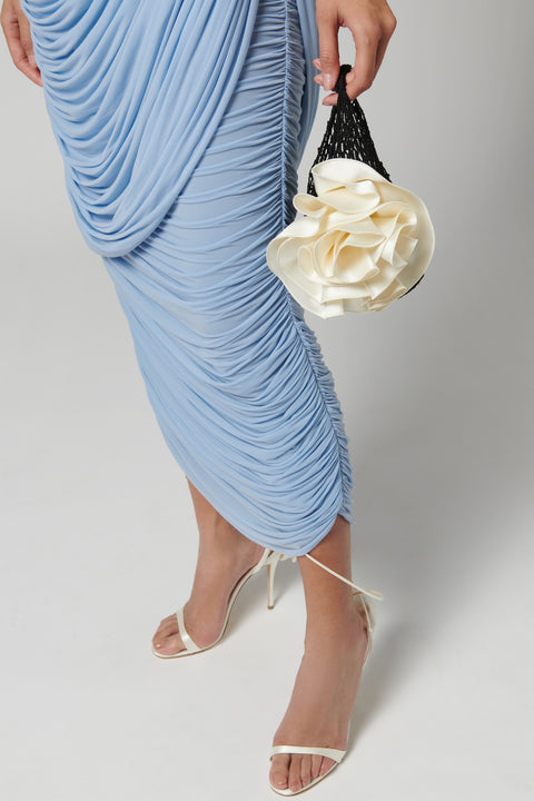 Black and Cream Small Devana Bag